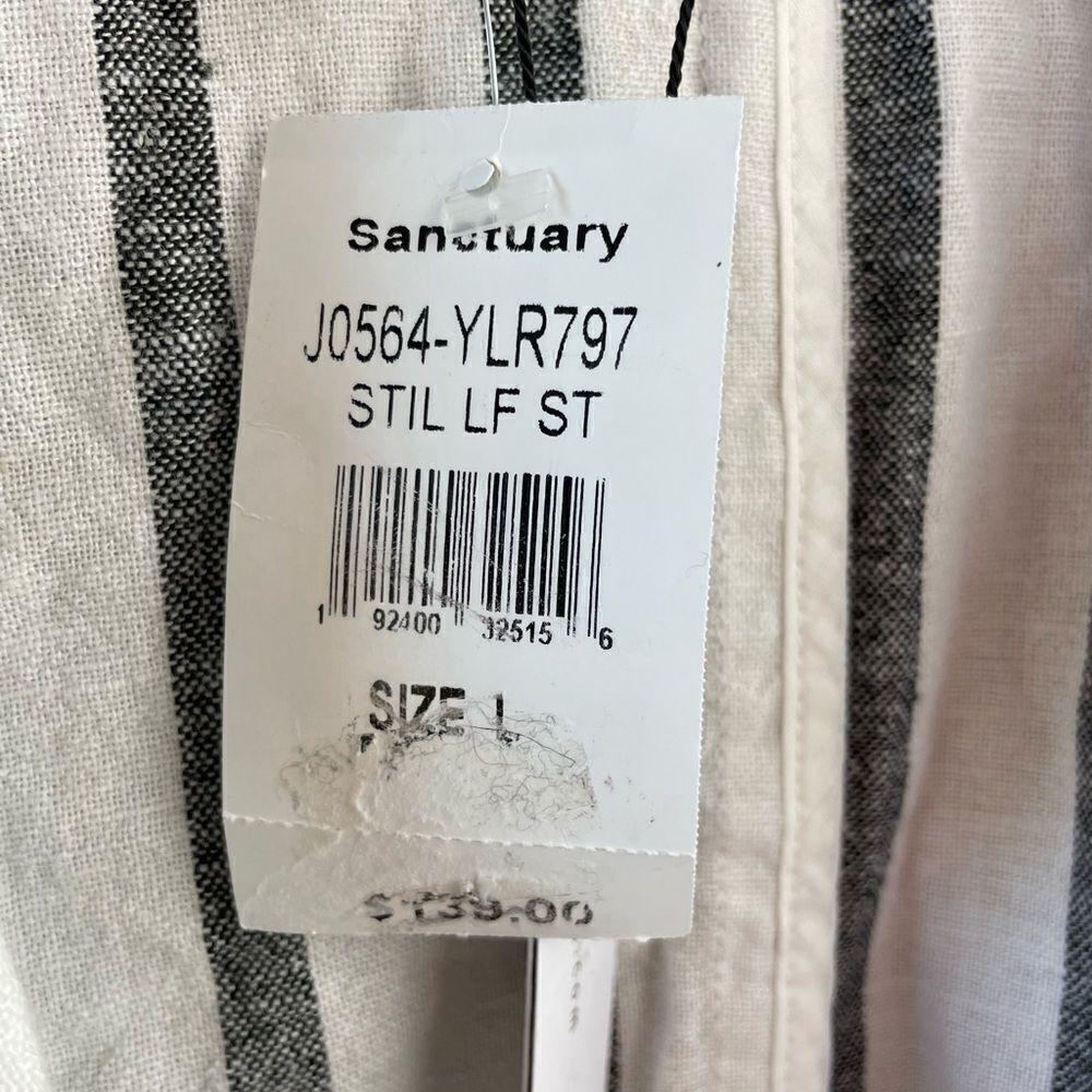 NWT Sanctuary Linen Blend Blazer Size L - Picture 8 of 8